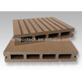 Anhui Ecotech WPC hollow outdoor decking 140*25mm CE Rohus ASTM ISO 9001 approved