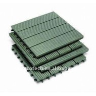 300x300mmのwpcのdeckingのタイルの合成のプラスチックdeckingを選ぶ7色