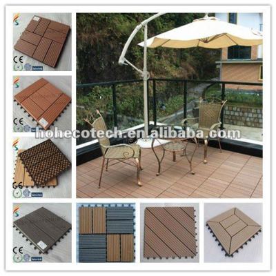 WPC Decks and Terrace/Natural Feel Wood Plastic Composite Decking Boards/eco-friendly wood plastic composite decking floor tile