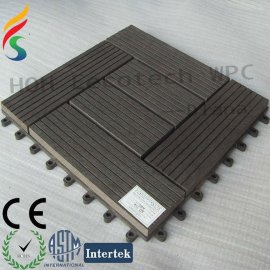 wood plastic composite outdoor garden tiles