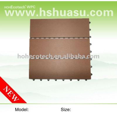 ecotech wpc composite DIY decking tile, CE, ROHS, ISO9001,ISO14001)