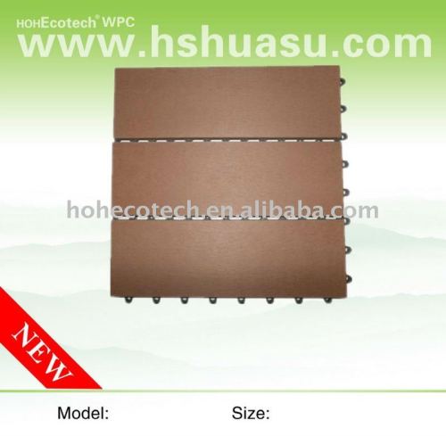 ecotech wpc composite DIY decking tile, CE, ROHS, ISO9001,ISO14001)