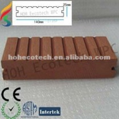 Decorative Artifical Wood outdoor wood plastic composite decking floor/wpc/CE/Intertek/Reach/RoHS