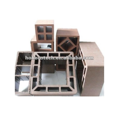 Recycled high quality outdoor decorative wood plastic composite wpc fencing/railing post