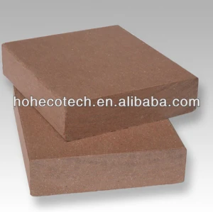 Wood plastic composite swimming pool deck board