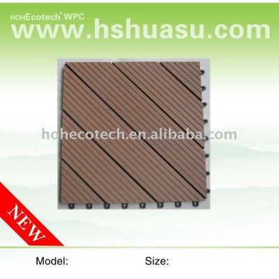 ecotech wpc composite DIY decking tile, CE, ROHS, ISO9001,ISO14001)