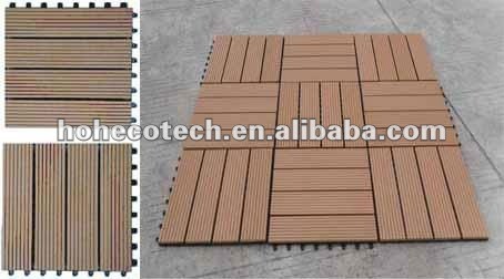 The best! eco-friendly interlock composite diy decking(water proof, UV resistance, resistance to rot and crack)