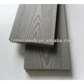 Embossing surface 146X21MM SOLID wpc decking Long life recycled plastic wood composite flooring