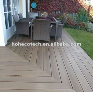 Green deco material wood plastic wpc outdoor hollow decking flooring,WPC Boardwalk Decking , plastic lumber board