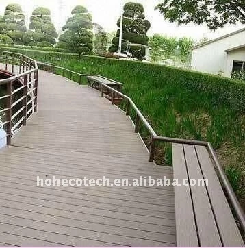 Villa/bar costruzione decking di legno wpc plastico composito piastrelle decking composito di plastica decking composito di plastica