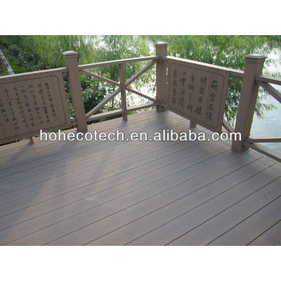 Sanding/Embossing surface outdoor flooring solid hollow wpc composite decking