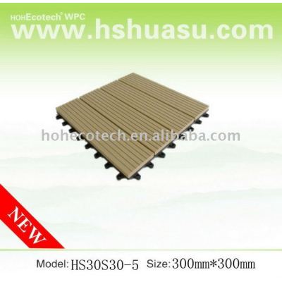 ecotech wpc composite DIY decking tile, CE, ROHS, ISO9001,ISO14001)