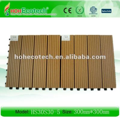 floor tile diy tile outdoor WPC eco-friendly wood composite