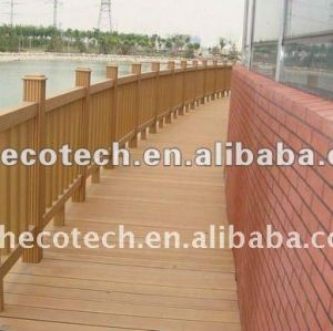 wood-plastic composite bridge railing