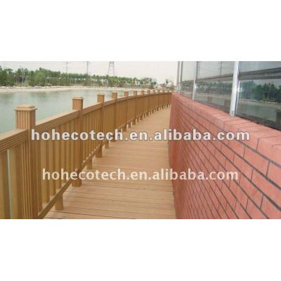 wood-plastic composite bridge railing