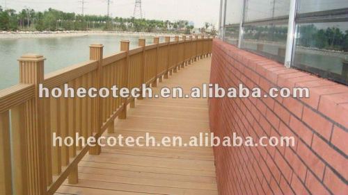 wood-plastic composite bridge railing
