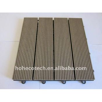 Madera/madera compuesto suelo/cubiertas a prueba de agua wpc azulejos