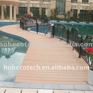 Synthetic Decking Composite marine deck dark color