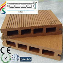 wpc composite prefabricated house decking