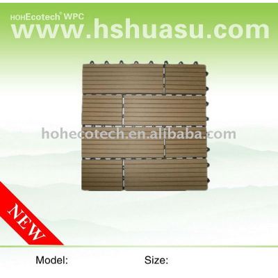 Ecotech anti-slip wpc indoor flooring tile