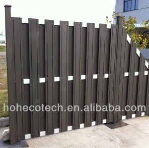decorative wooden fence wood plastic composite decking/floor
