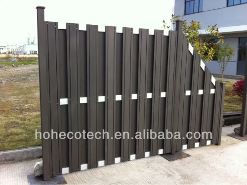 decorative wooden fence wood plastic composite decking/floor