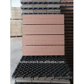 Welcome Wood Plastic Composite Flooring Building Materials of WPC Composite outdoor WPC DIY deck tile