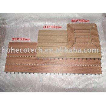 WPC deck tile/DIY tile/wood plastic composite decking tile