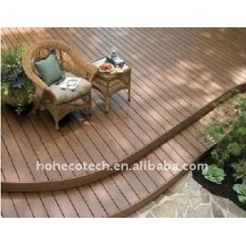 La décoration de sol extérieur! Imperméable à l'eau wpc platelage wpc platelage composite bois plastique/plancher