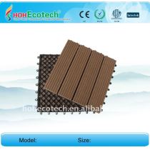 DIY outdoor WPC deck tile ,wood plastic composite board ,wpc decking board