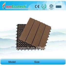 DIY outdoor WPC deck tile ,wood plastic composite board ,wpc decking board