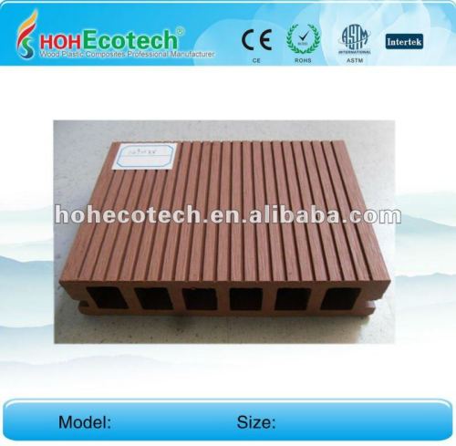 Anti-UV water-proof wood plastic composite outdoor decking board (CE ROHS)