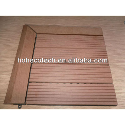 Wpc end cover for300x300mm wpc floor tiles Waterproof Anti-UV Indoor and Ourdoor Wood Plastic Composite WPC Decking