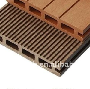 홈이 있는 WPC 마루 또는 decking