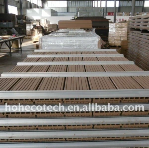 160x25mm wpc scherma/steccato wpc legno decking composito di plastica/pavimentazione decking di wpc