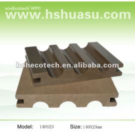 wpc composite engineered timber solid decking 140*23mm