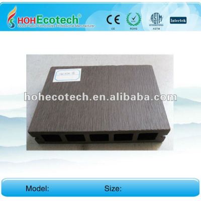 Anti-UV water-proof wood plastic composite outdoor decking board (CE ROHS)