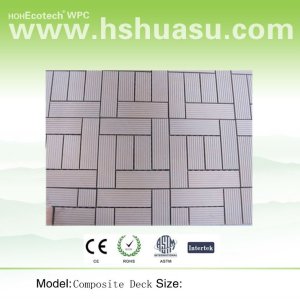 removable wood-plastic composite sauna board
