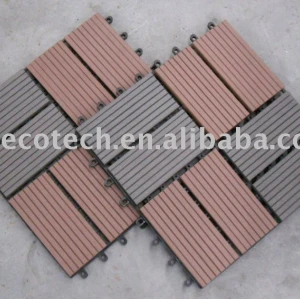 Piastrelle del pavimento di wpc diy/decking piastrelle