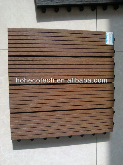HOHEcotech Brand Ecological WPC Tiles Copper Brown