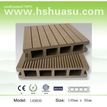 wood plastic floor composite decking
