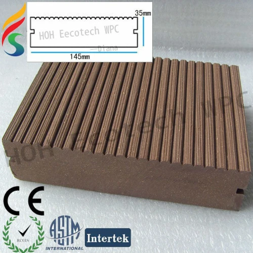 wood plastic composite backyard design