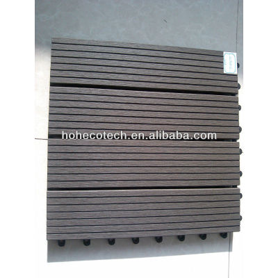 HOHEcotech Brand Ecological WPC Tiles Grey Color