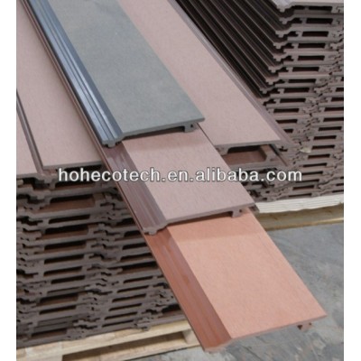Eco-friendly popular plastic wood composite wall cladding/outdoor wall