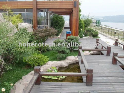 WPC Outdoor Flooring(around pool),Anti-UV Decking