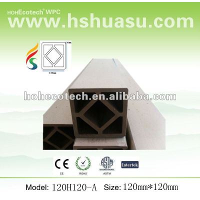 Wood plastic composite wpc post 120*120mm