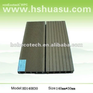 Promotion! Recycled water-proof wpc hollow outdoor flooring (CE RoHS ISO9001 ISO14001)