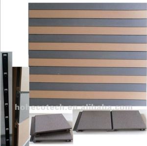 artifical wood plastic composite wall panel