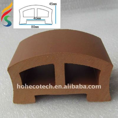 popular wpc railing/ garden fence, outdoor projects material size 80*40mm