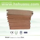 panneau de plancher composé en plastique en bois